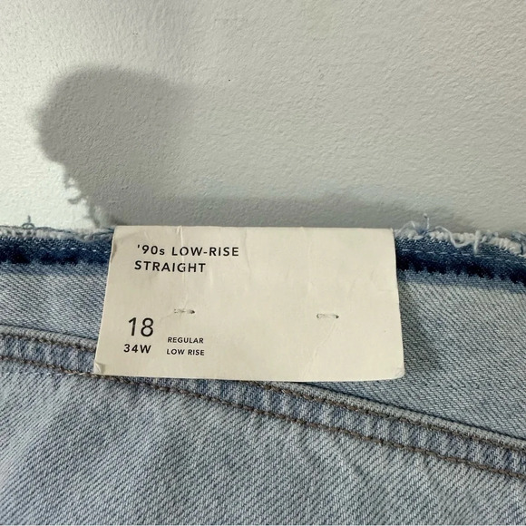 NWT American Eagle Low-Rise '90s Straight Jean Cool Classic - Picture 3 of 14